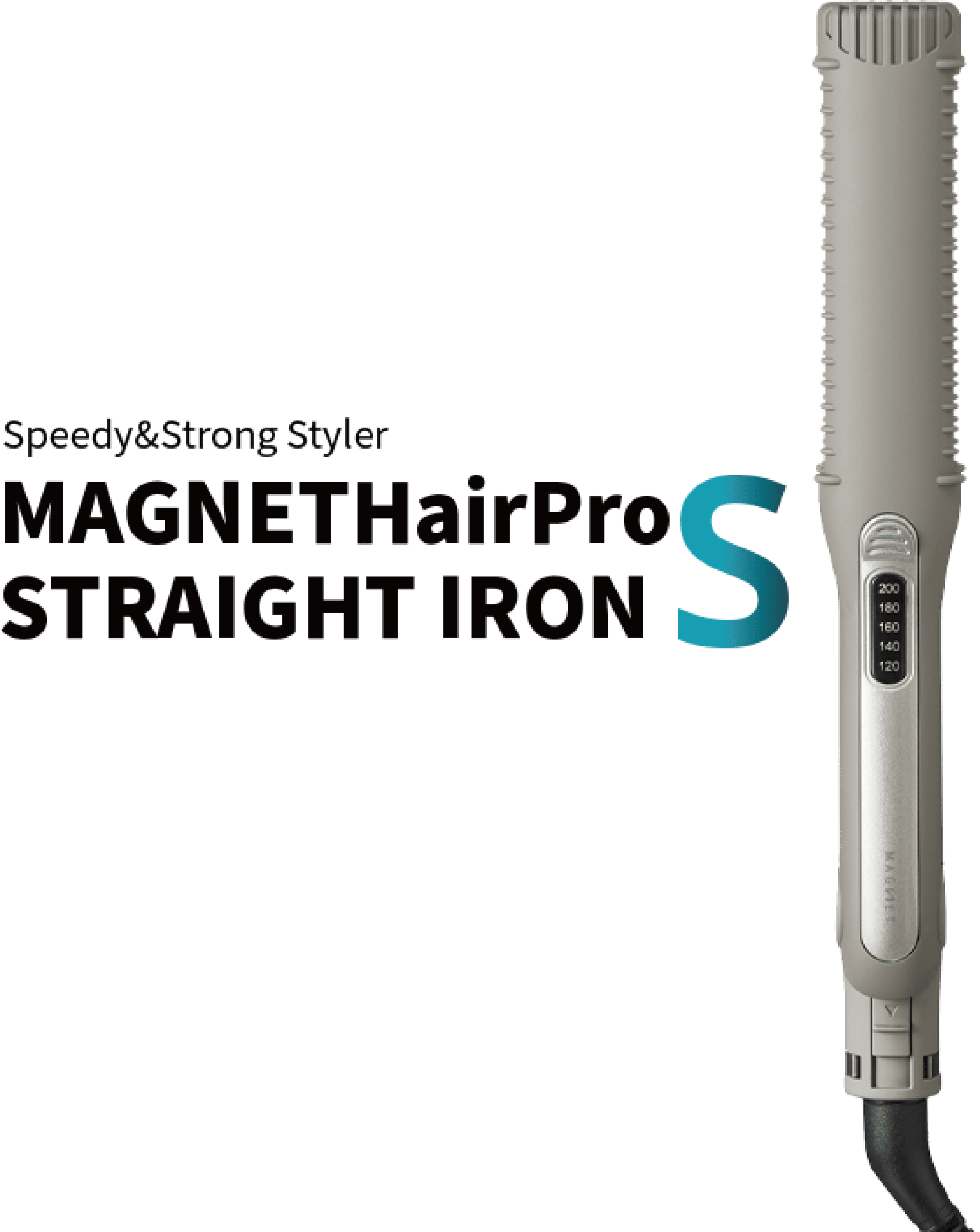 MAGNETHairProDRYER STRAIGHT IRON S