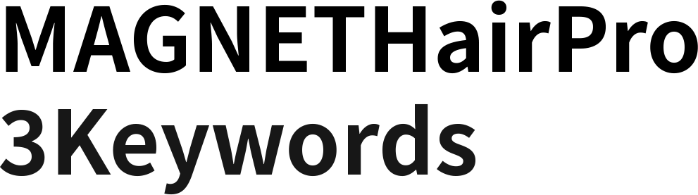 MagnetHairPro 3Keyword